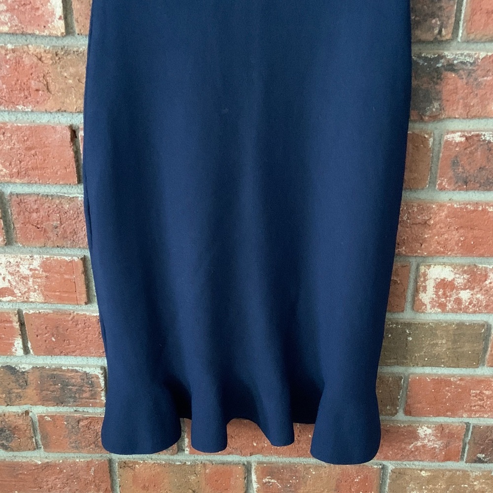 Adolfo Dominguez Blue Fitted Dress - Picture 5 of 8